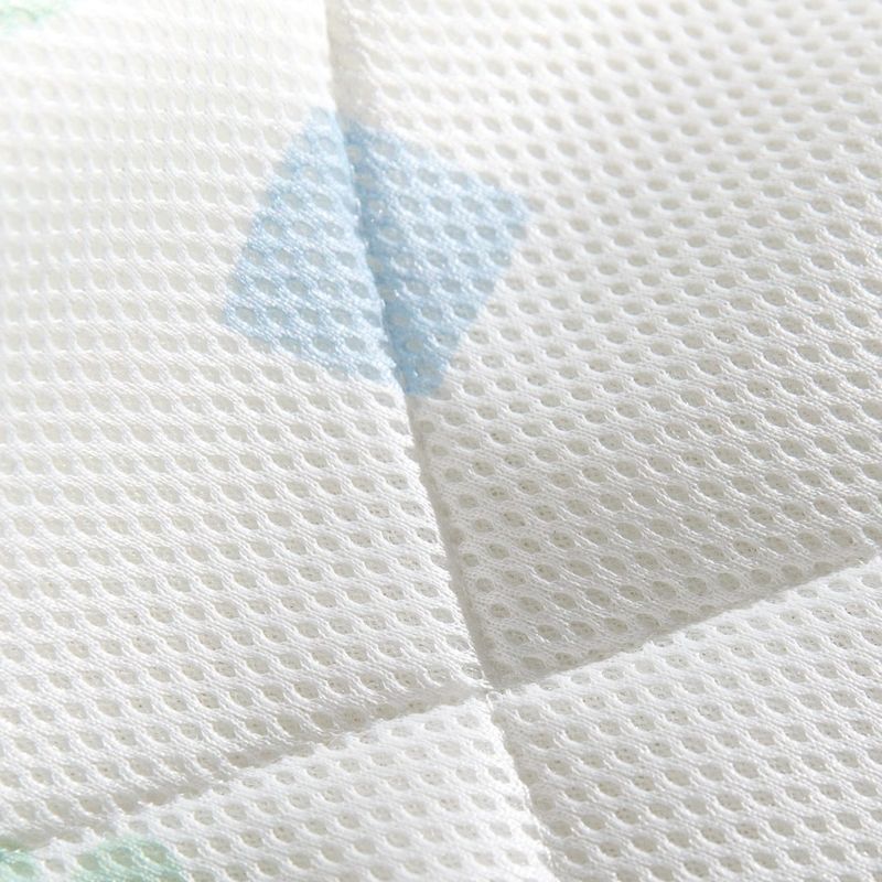 Дихаючі бортики Sonto Sleepset - молочний з принтом із заокругленими кутами 60х120 см