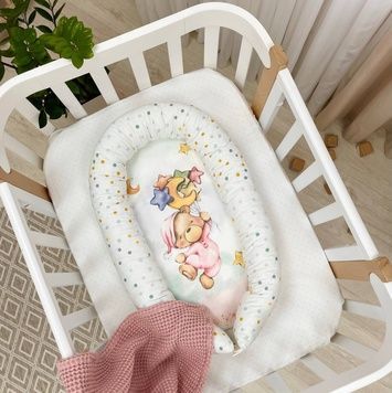 Кокон Маленькая Соня Мишки Гамми розовый 65x90 см