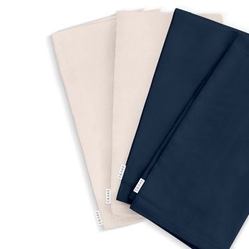 Набір серветок Cosas DARK BLUE SATIN & SAKURA 4 штуки 35x35 см