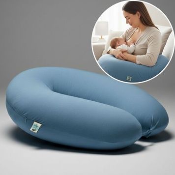 Подушка детская ортопедическая для беременных и кормления SeiDesign мятная 30х190