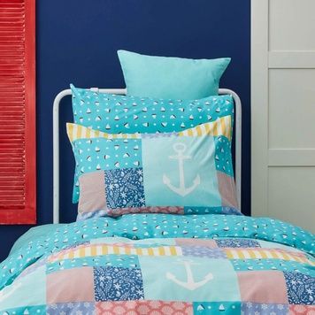 Постільна білизна Nautica Home - Patch ранфорс підліткова