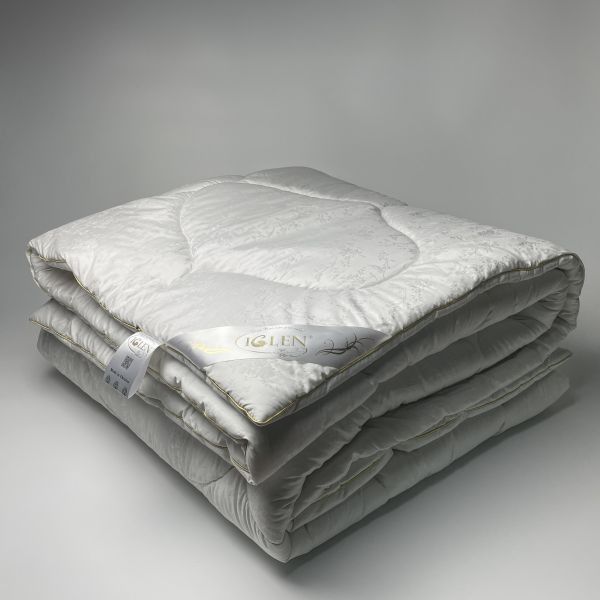 Одеяло шерстяное Iglen жаккард облегченное 200x220 см