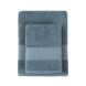 Рушник махровий Lotus Home Dena navy сіро-синій 70x140 см