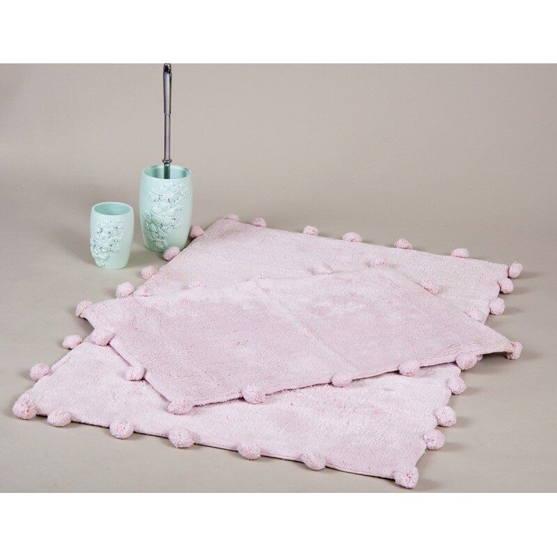 Набор ковриков Irya Alya pembe розовый 40x60 см