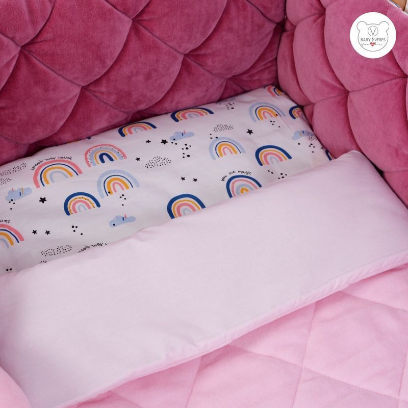 Постільний комплект Baby Veres "Velour Rainbow" (5од.) для новонароджених