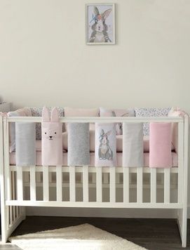 Фенс-бампер Baby Veres "Summer Bunny pink"