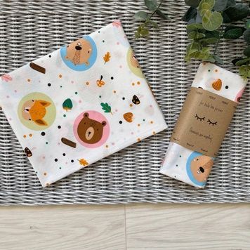 Пелюшка Маленька Соня бязь Бурундучки 78x100 см