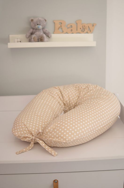 Подушка для годування Baby Veres"Soft beige" 70х165 см