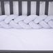 Бампер-коса Baby Veres Grey Melange 15х120