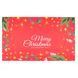 Скатерть HomeLine Merry Christmas красная 3