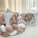 Комплект постільної білизни Маленька Соня Ведмедики Гаммі рожевий для новонароджених