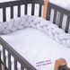 Бампер-коса Baby Veres Grey Melange 15х120