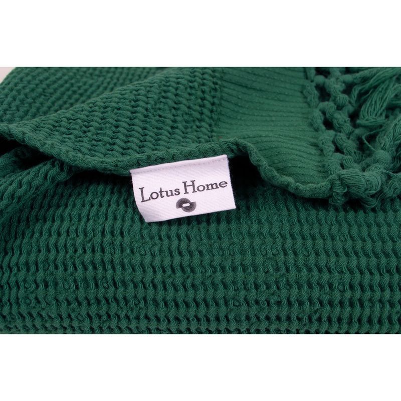 Плед Lotus Home - Rius green зеленый 130x170 см