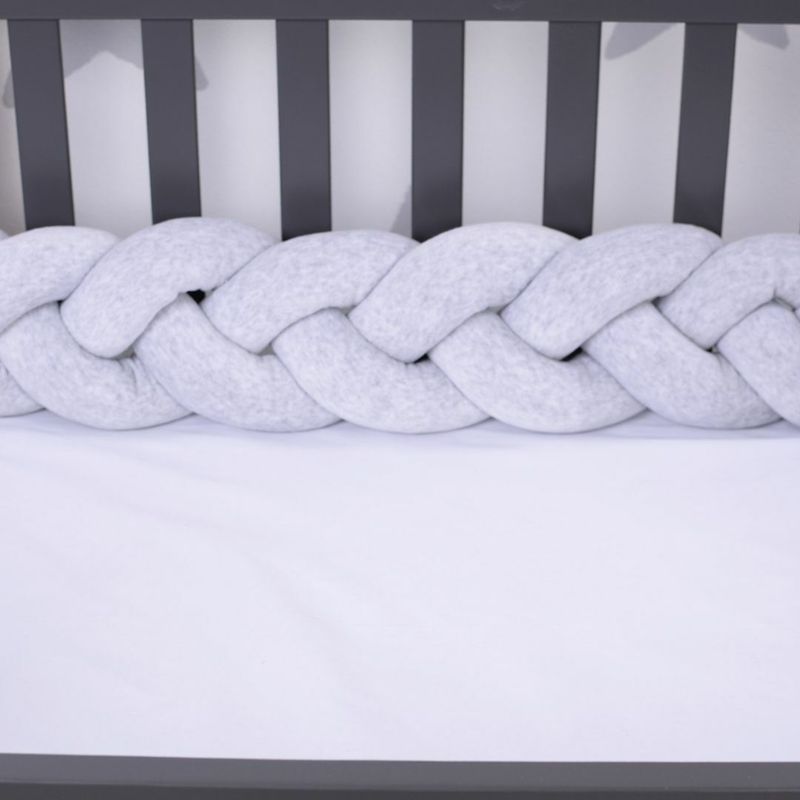 Бампер-коса Baby Veres Grey Melange 15х120