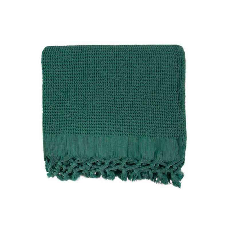 Плед Lotus Home - Rius green зеленый 130x170 см