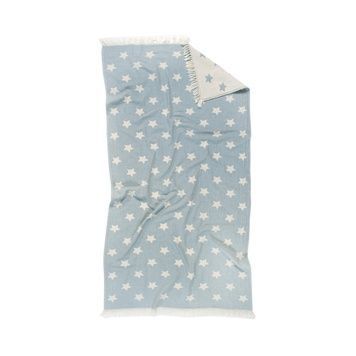 Рушник Lotus Home Pestemal Star teal блакитний 90x160 см