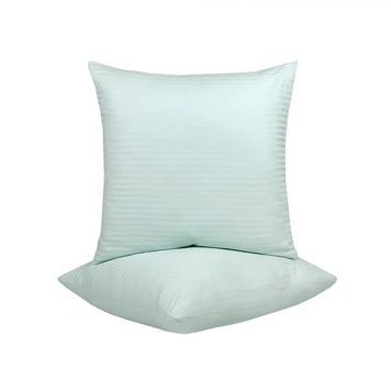 Наволочки Iris Home Готель Сатін Страйп 1*1 ментоловий 2 шт, 70x70