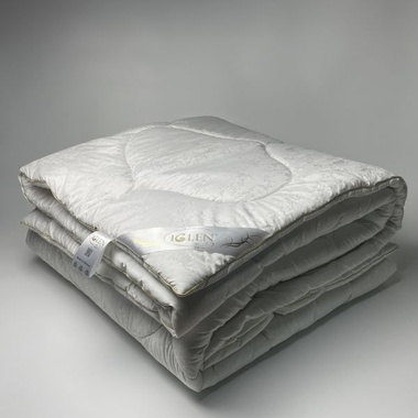 Одеяло шерстяное Iglen жаккард облегченное 140x205 см