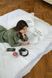 Постельное белье Bedclozzzes ранфорс с вышивкой &raquo;goodnight my darling" белого цвета семейный