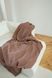 Бавовняне покривало Bedclozzzes &ldquo;грецька вафля&rdquo; шоколадне 150x220 см
