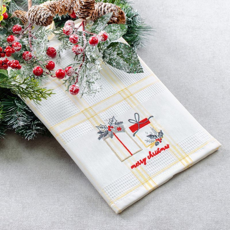 Полотенце вафельное Home Line подарки 45x70 см