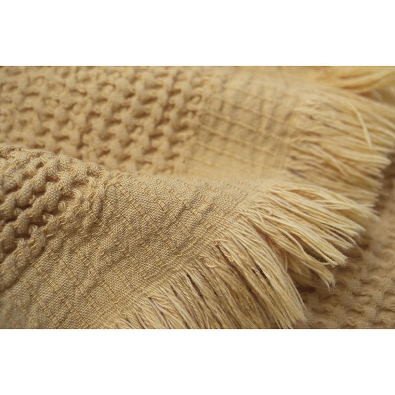 Набор полотенец Lotus Home - Rius mustard горчичный (3 шт.) 35x50 см