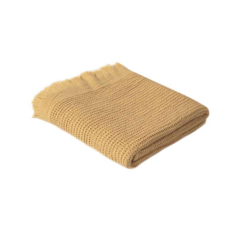 Набор полотенец Lotus Home - Rius mustard горчичный (3 шт.) 35x50 см