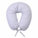 Подушка для кормления Baby Veres "Soft white-grey" 70х165 см