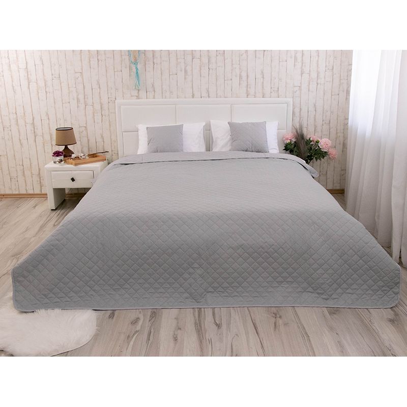 Покрывало Руно &ldquo;Velour&rdquo; Grey_1 150х212 см