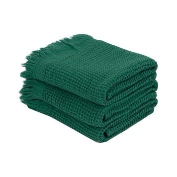 Набор полотенец Lotus Home - Rius green зеленый (3 шт.) 35x50 см