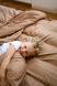 Постільна білизна Bedclozzzes страйп сатин карамельний №8 двоспальний