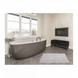 Килимок для ванної Irya Garnet сірий 65x105 см