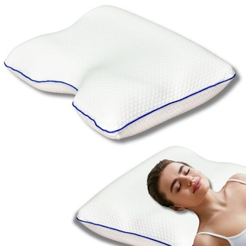 Подушка ортопедична MEMORY FOAM IDEIA контурна меморі 58х42х13 см