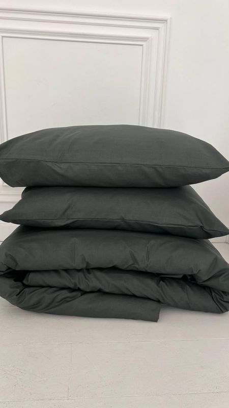 Пододеяльник Lusil без застежки графитовый 150x210 см