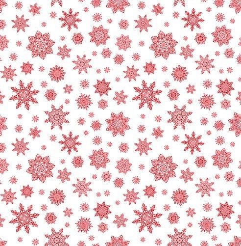 Полотенце вафельное набивное Красные снежинки Руно 35х70 см