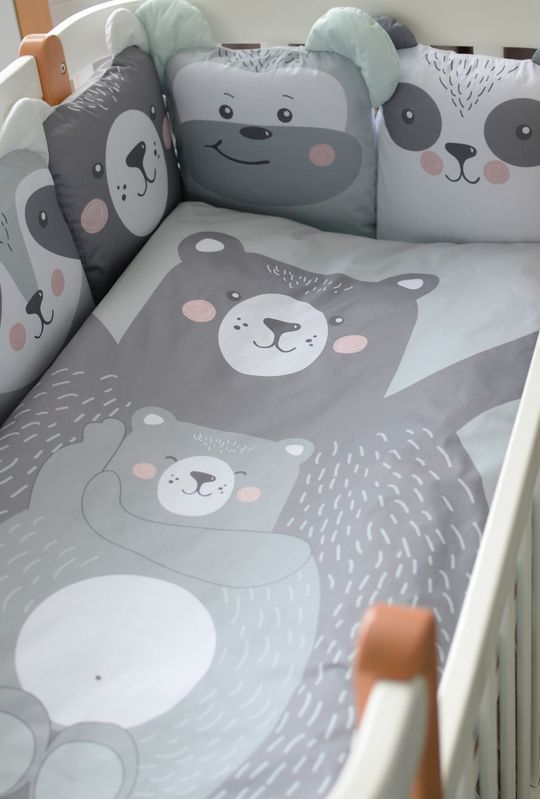 Постельный комплект Baby Veres "Zoo mint" (6ед.) для новорожденных