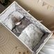 Комплект постільної білизни Маленька Соня Baby Mix Хмари сірі з місяцем для новонароджених