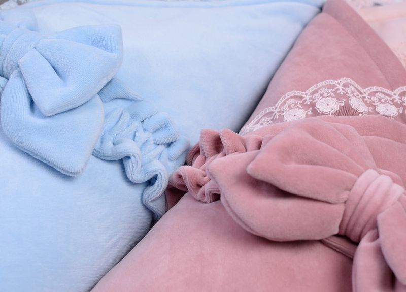 Конверт-одеяло Baby Veres ''Velour lace taup grey'' 80х80 см