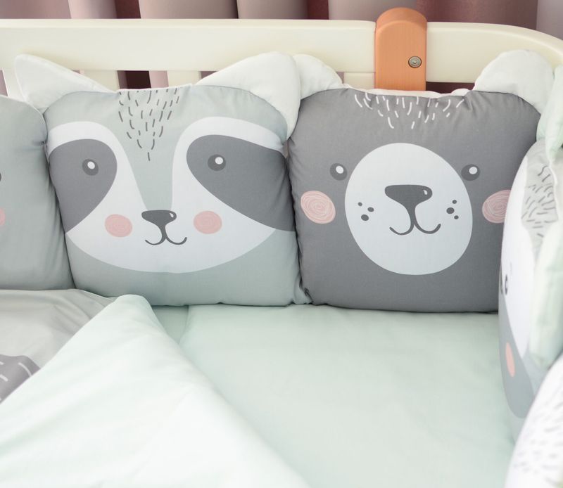 Постельный комплект Baby Veres "Zoo mint" (6ед.) для новорожденных