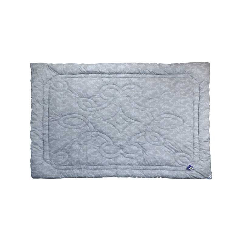 Одеяло шерстяное Руно Серый вензель зимнее 140x205 см