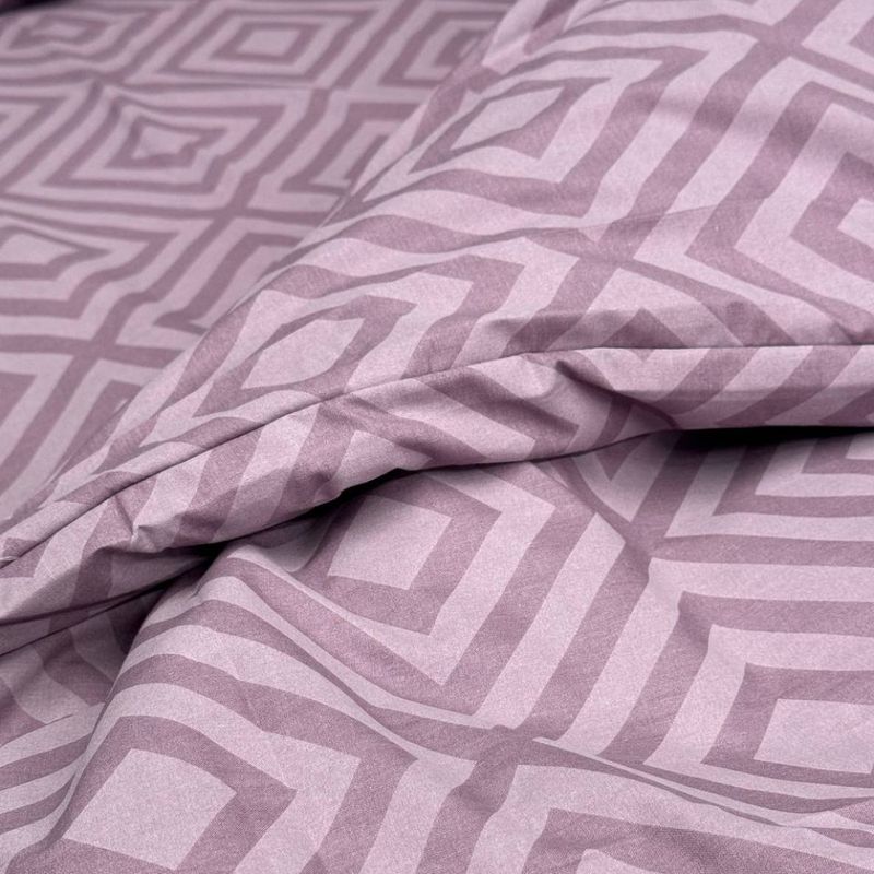 Комплект постельного белья Rhomb Violet SoundSleep бязь полуторный