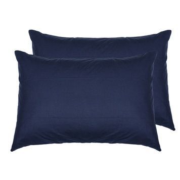 Комплект наволочек из ранфорса SoundSleep dark blue183 темно-синий 50x70 см
