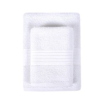 Полотенце махровое Lotus Home Ammi white белое 50x90 см