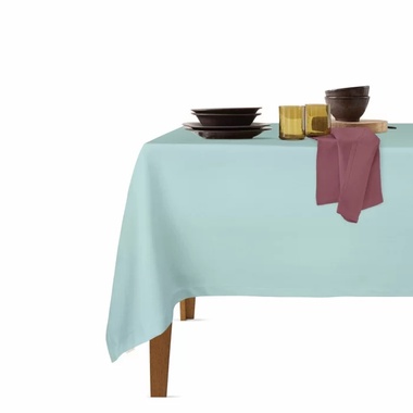 Набор скатерть с салфетками Cosas Mint&Blueberry, 140x180, 35x35