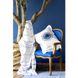 Постельное белье с покрывалом + пике Karaca Home Belina mavi ранфорс голубой евро