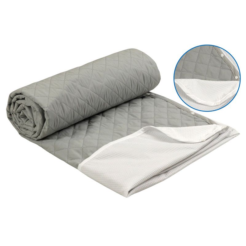 Силиконовое одеяло Руно Summer Duet Grey с простынью 200x220 см