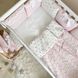 Комплект постельного белья Маленькая Соня Shine розовый зигзаг для новорожденного