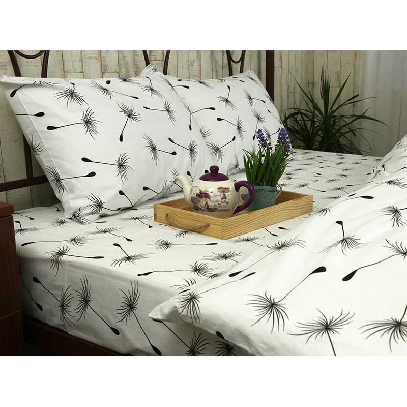 Простынь Руно Fly White бязь 143х215 см