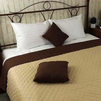 Покривало двостороннє Soft Dream SoundSleep шоколадно-бежеве 200х220 см