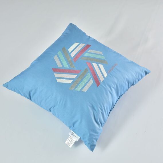 Подушка декоративна Rain з вишивкою IDEIA Simplicity синя 50x50 см